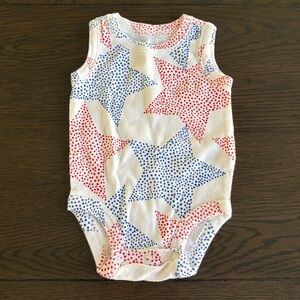 Carters Red, White & Blue Stars Onesie 🇺🇸 Buy 1, Get 1 Free 🇺🇸